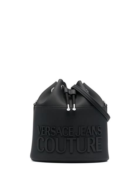 round bucket bag versace jeans|farfetch versace jeans.